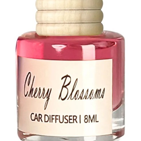 Car Scented Glass Bottle Rearview Mirror Pendant