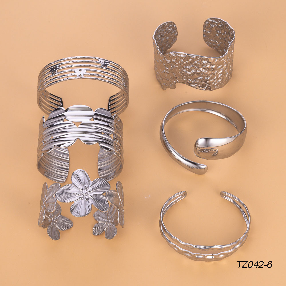 Womens Fashionable Vintage Stainless Steel Bracelet