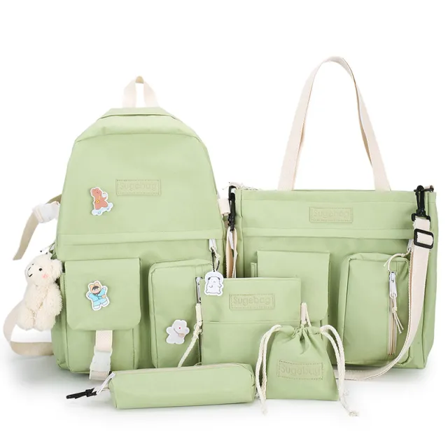 Women's Fashion Simple Casual Backpack Green - Shop at LoveMi