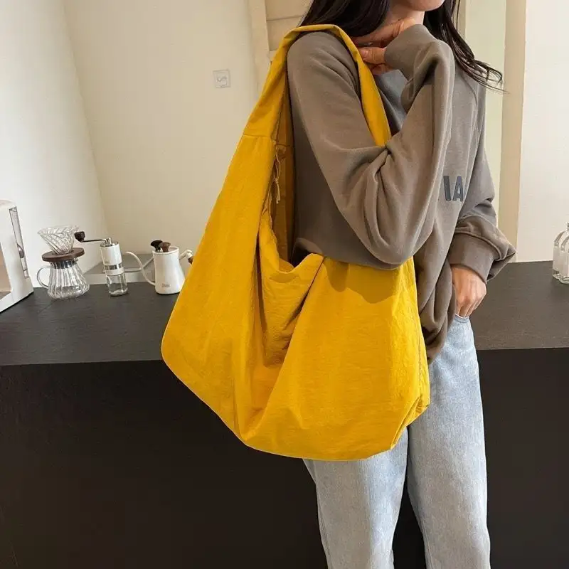 Fashionable Casual Canvas Tote Bag For Women Versatile And High-Capacity