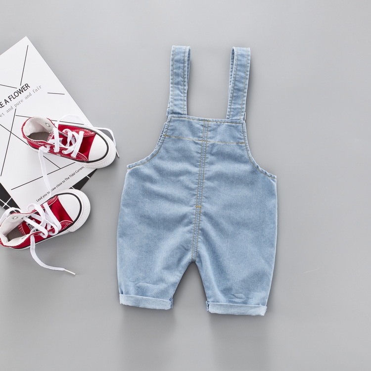 Title 1, Childrens denim overalls Durable and comfortab...