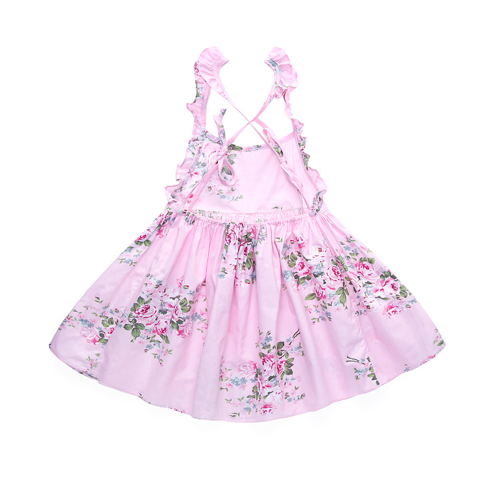 Title 2, New Dressstrappy Girls Print Back Dress, a styl...