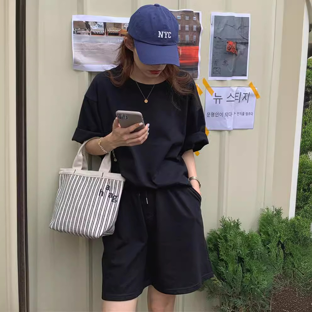 Student Loose Leisure Sports Two-piece Set