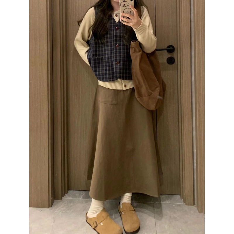 Salt Young Sweater Skirt Two-piece Suit For Women