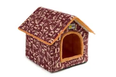 Winter Pet Bed Removable And Washable Dog WOWO Chimney House - Red Letters - View 1