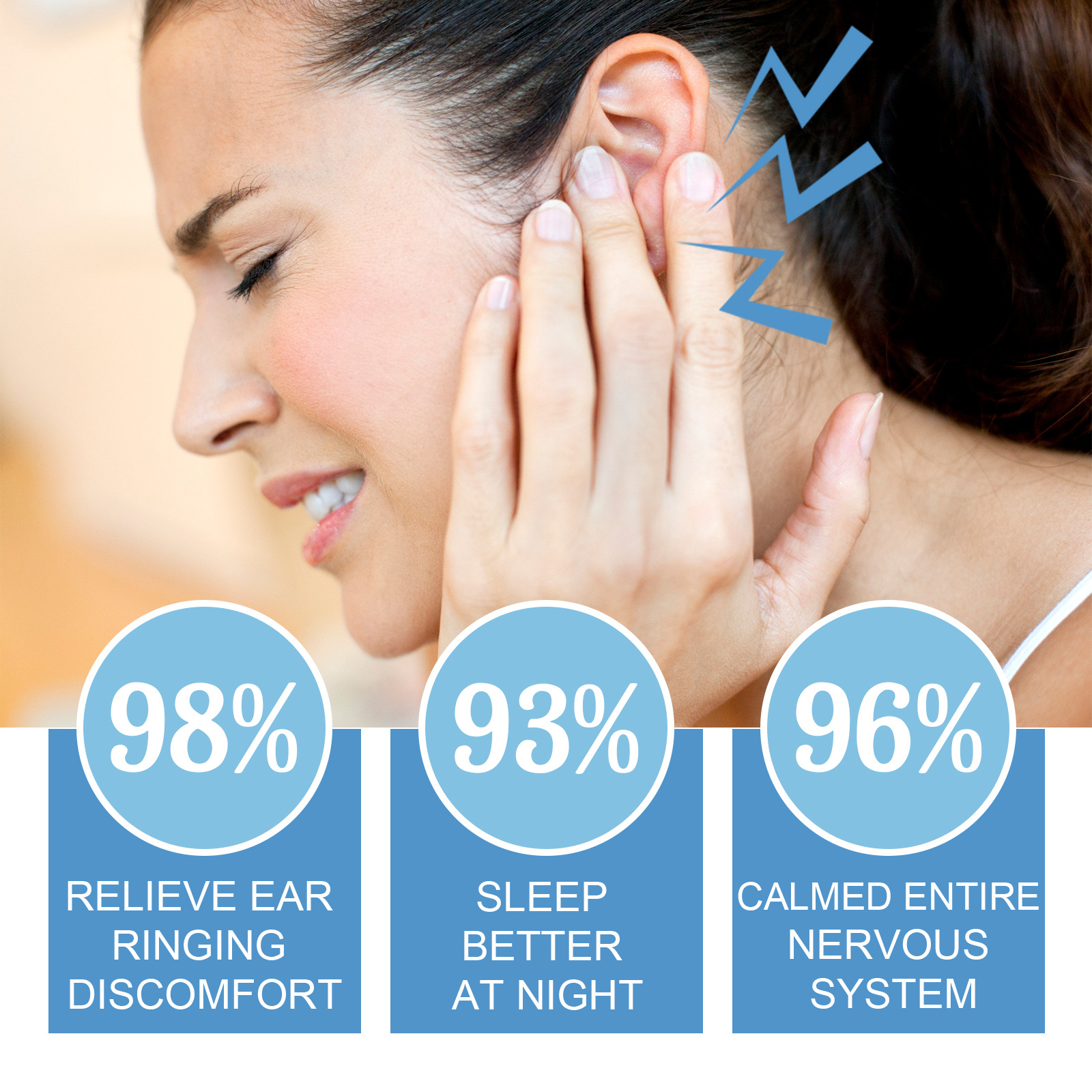 Tinnitus Relief Spray Relieving Ear Discomfort Back Earplugs Earwax Cleaning Care Spray 17