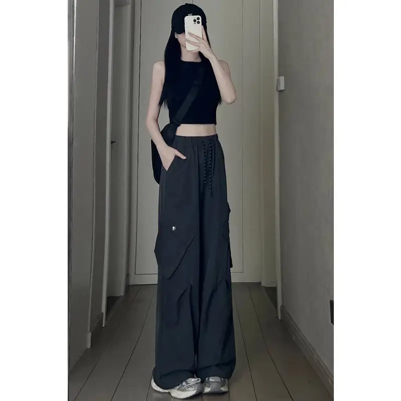 Wide-leg Workwear Casual Pants For Women