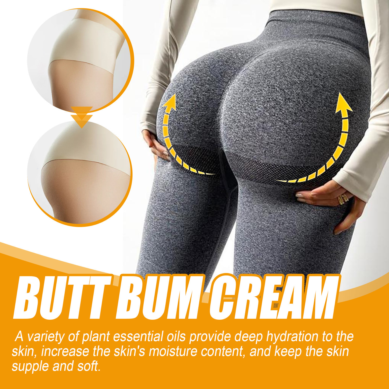 Title 9, Plump And Firm Hip Lifting Moisturizing Body Cu...