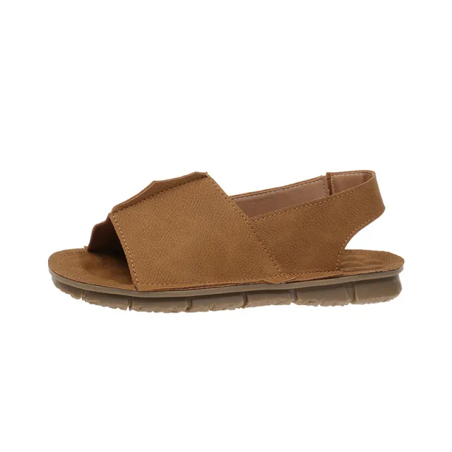 Women's Fashion Casual Flat Beach Shoes Brown - Shop at LoveMi