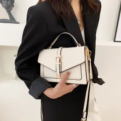 Summer Special-interest Design Crossbody Bag - White - View 1