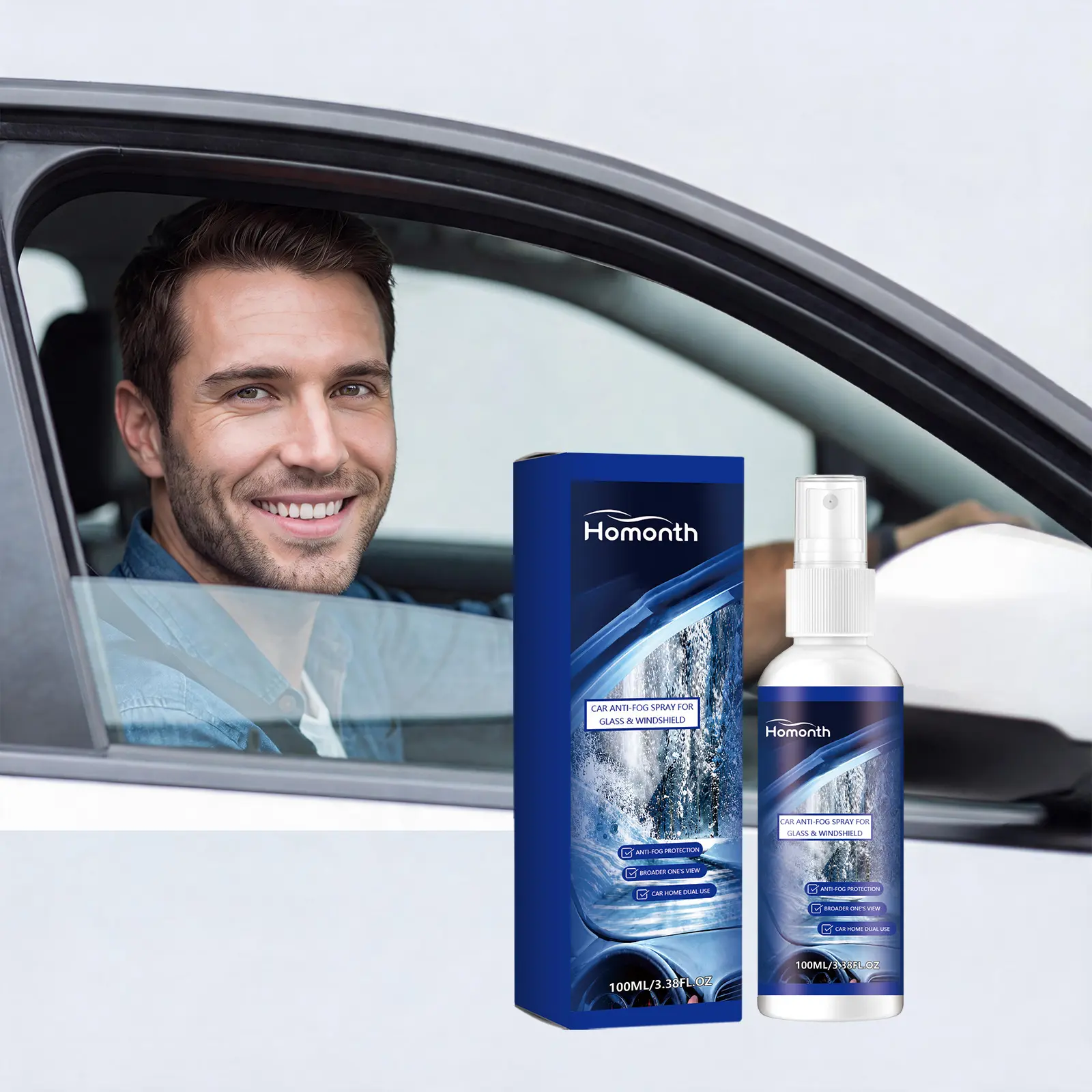 Car Window And Rearview Mirror Cleaning Anti-fog