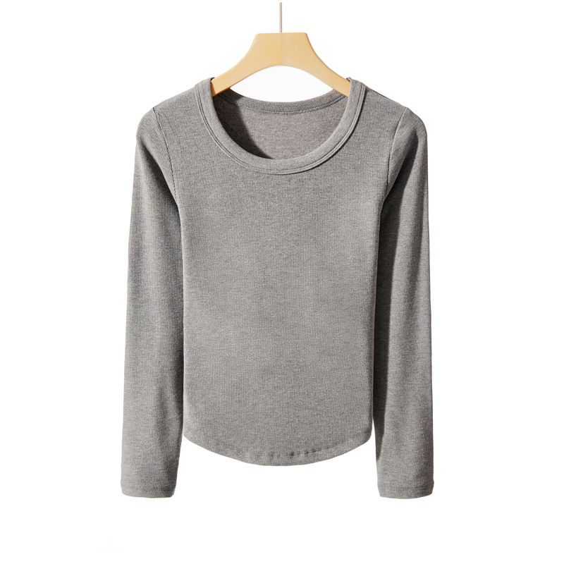 Fashion Inner Match Slim Bottoming Shirt For Women