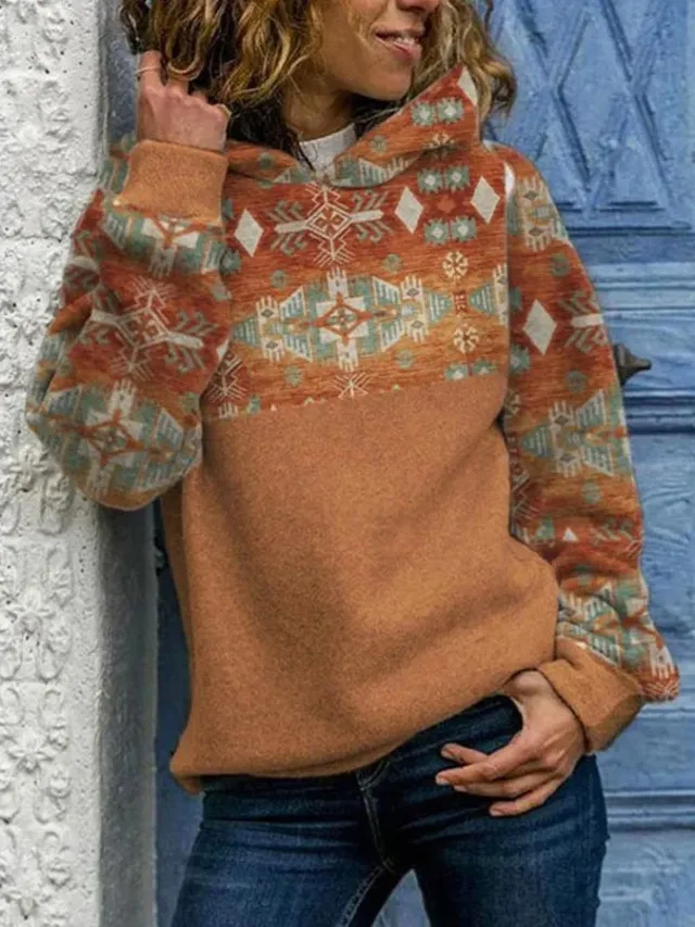 Comfortable And Versatile Fashion Printed Hoodie G44Z337 Xs - Shop at LoveMi