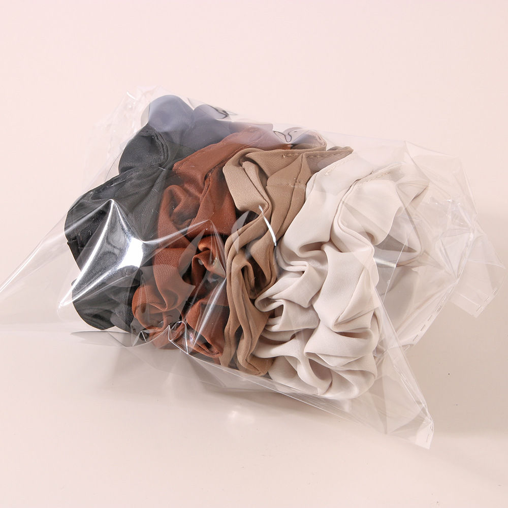 New 4 color Women's Simple All matching Graceful Hair Rope Bag 8Pieces - Shop at LoveMi