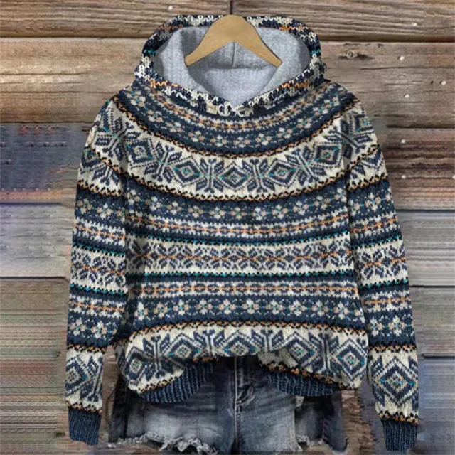Printed Hoodie Hoodie Coat Style24 M - Shop at LoveMi