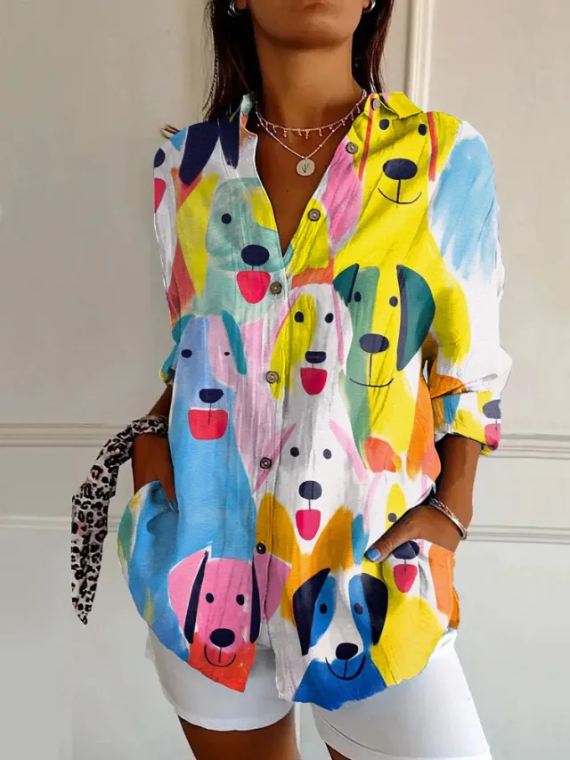 Summer European And American Half Sleeve Shirt Printed 3D Shirt Yk1863Mc - Shop at LoveMi
