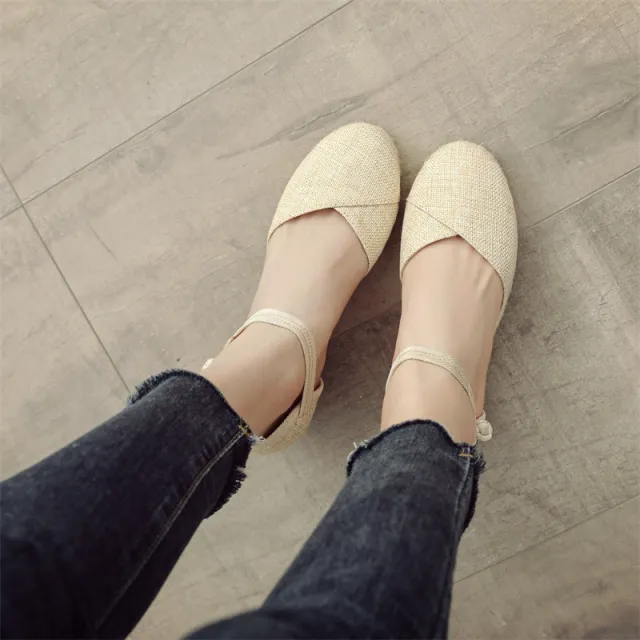 Wedge Sandals Women's Ankle strap Buckle High Heel Beige - Shop at LoveMi