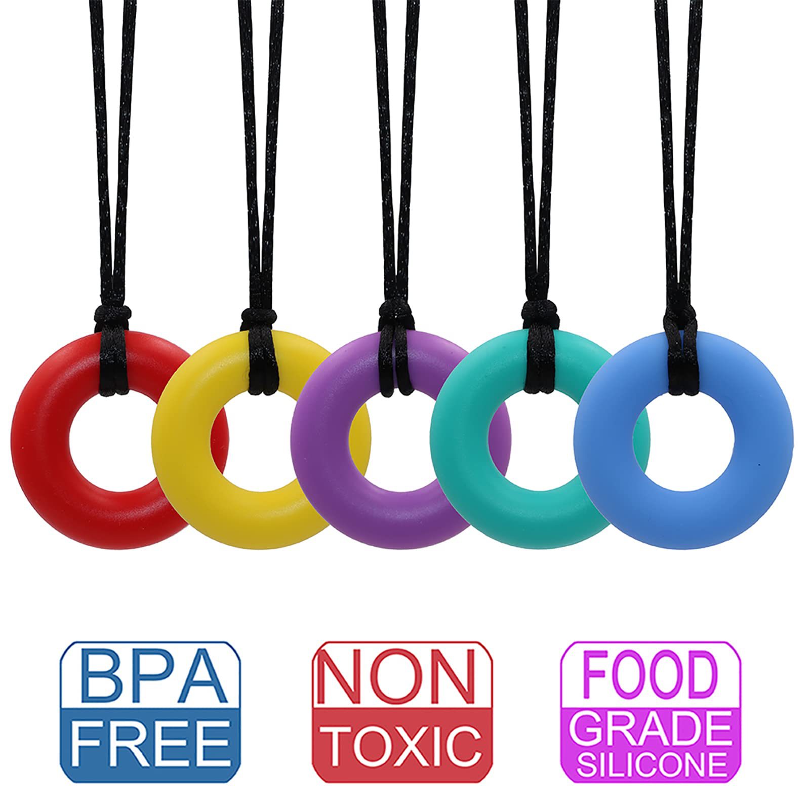 Sensory Chewable Pendant Necklace Toy