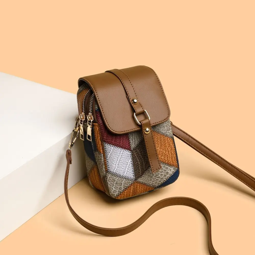 Versatile Generous One-shoulder Crossbody Bag Mini Phone Holder