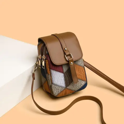 Versatile Generous One-shoulder Crossbody Bag Mini Phone Holder
