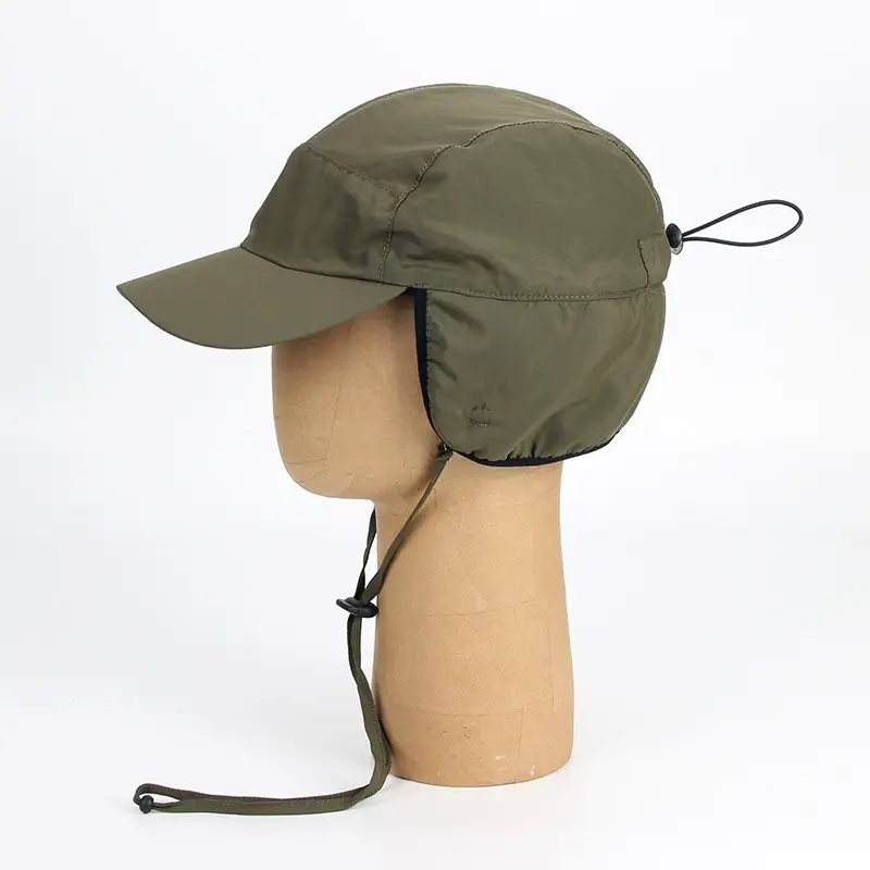 Water Repellent Warm With Velvet Baseball Earmuffs Hat