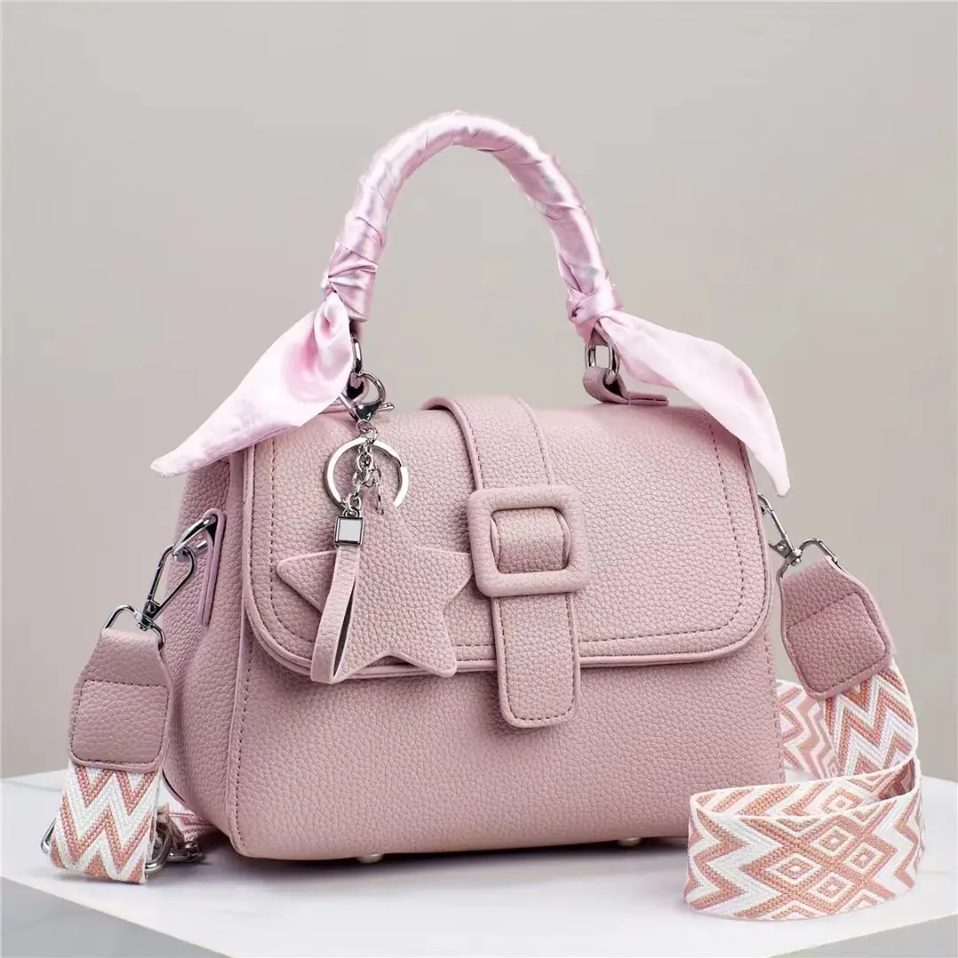 Solid Color Spring And Summer Handbag
