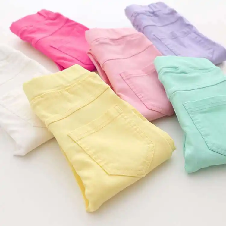 Pencil Pants Slim Fit All-match Stretch Children's Casual All-matching