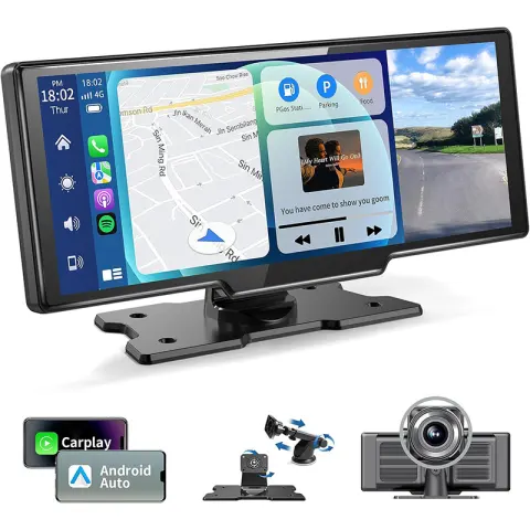 1026-inch Full Touch Screen All-in-one Car Navigation Device Front