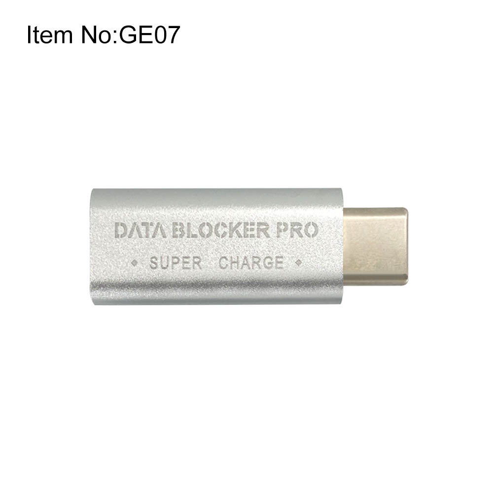 USB-C Anti-theft Swiping Appearance Aluminum Alloy Material Supports Fast Charging And Blocking Data