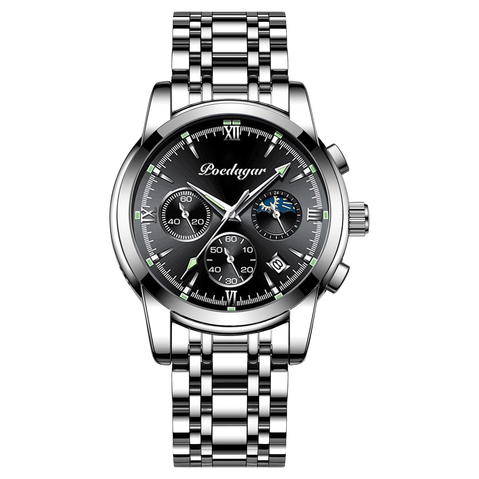 Multifunctional Men's Watch Luminous Waterproof Quartz Wrist Watch - Image 1