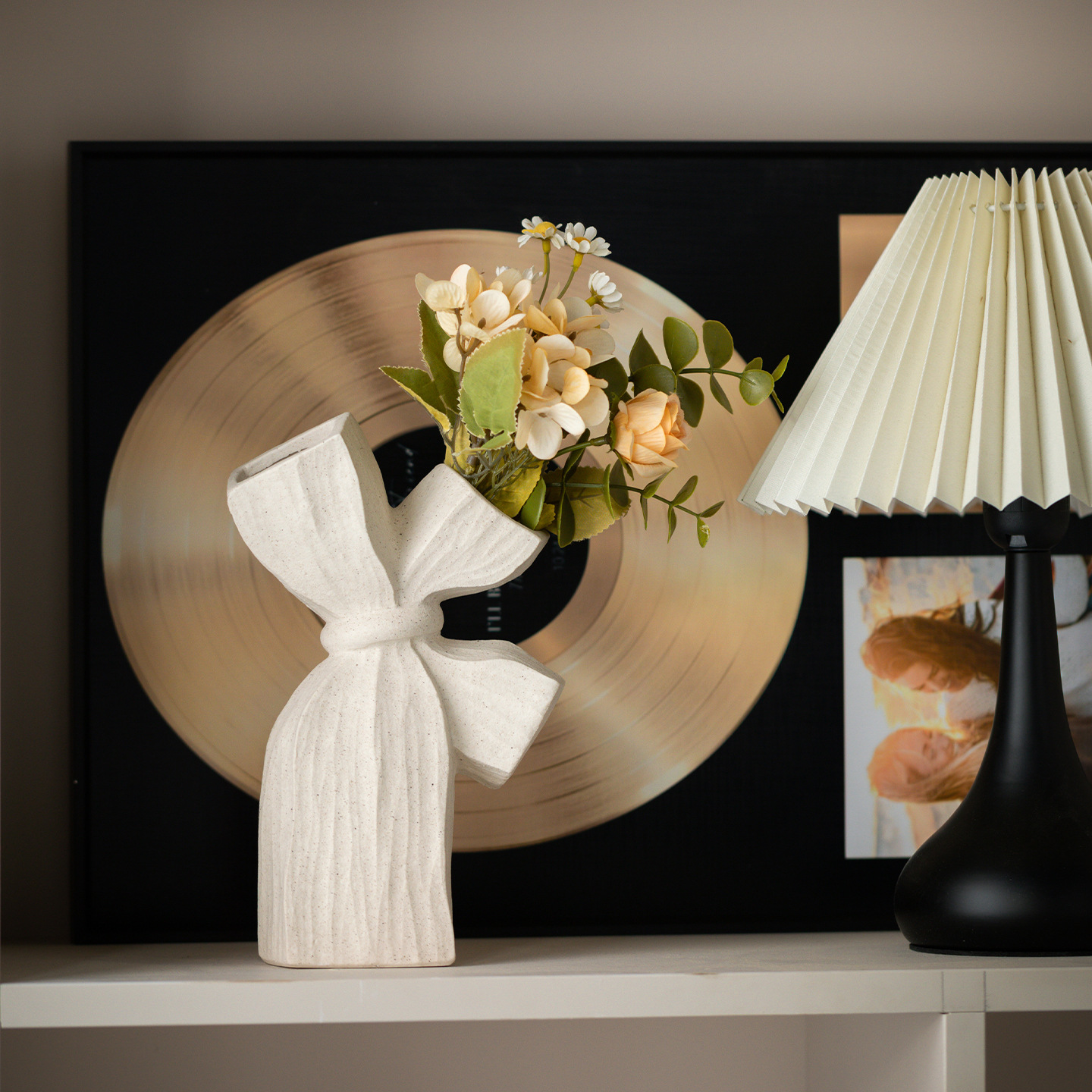 Vază ornamentală de artă ceramică, decor creativ de lux cu o estetică de înaltă calitate