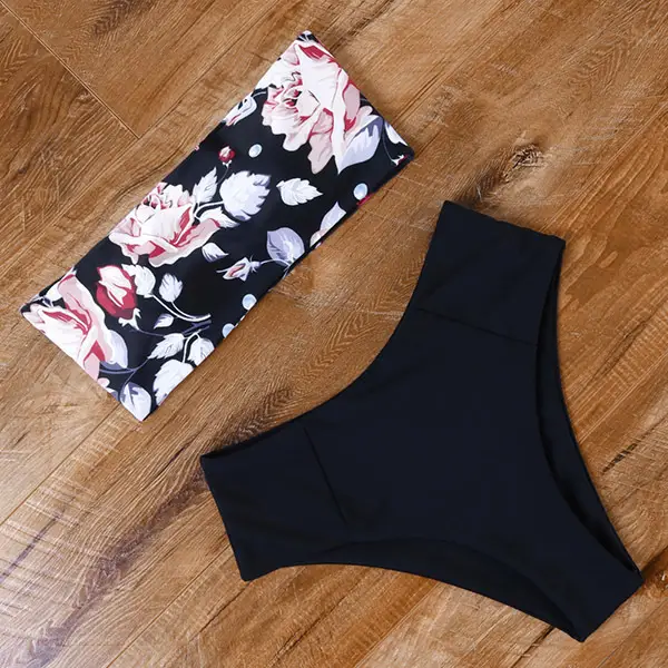 Suit Swimsuit Women Bikini 2pcs Bra