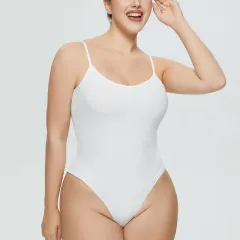 Fashion Personality Triangle Strap Jumpsuit Women - White - View 1