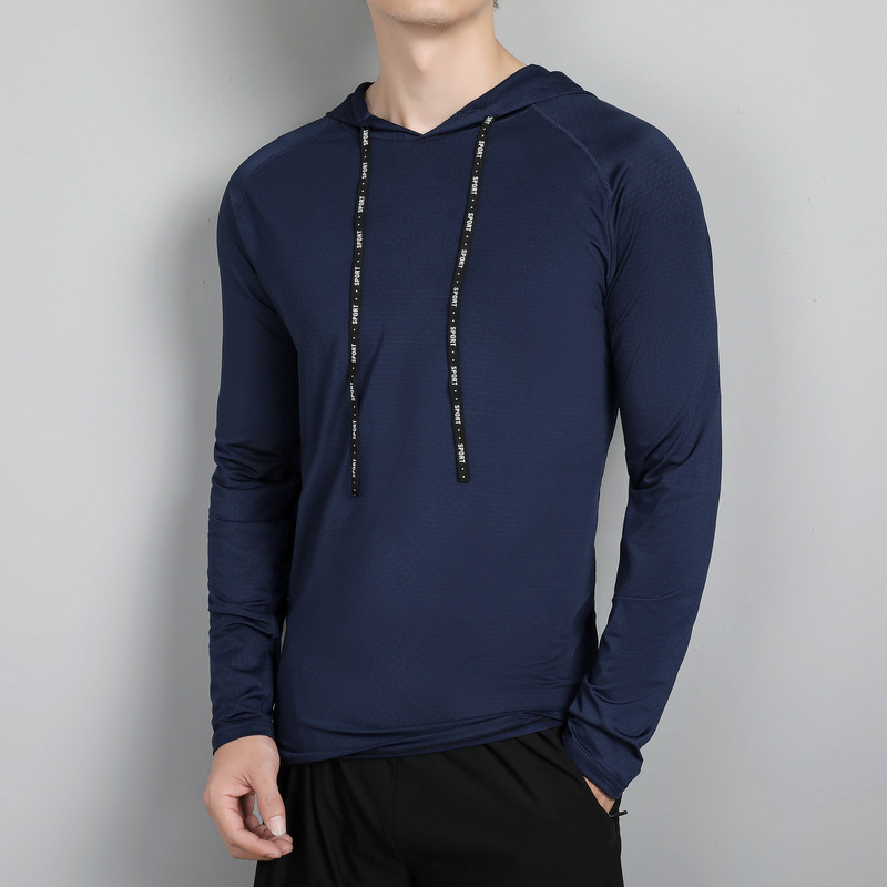 Loose-Fitting, Sweat-Absorbent Running Hoodie Pullover For Fitness