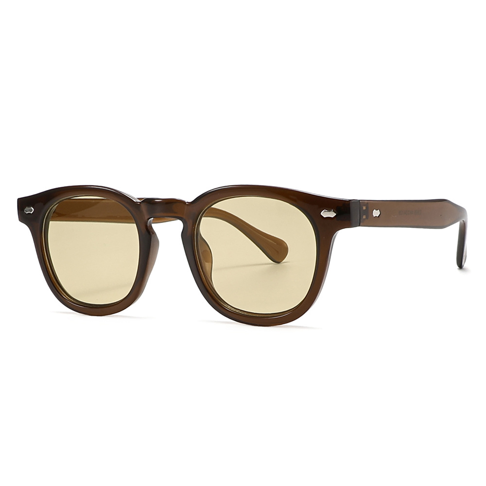 New Simple Sunglasses Round Rim Sunglasses - Image 8
