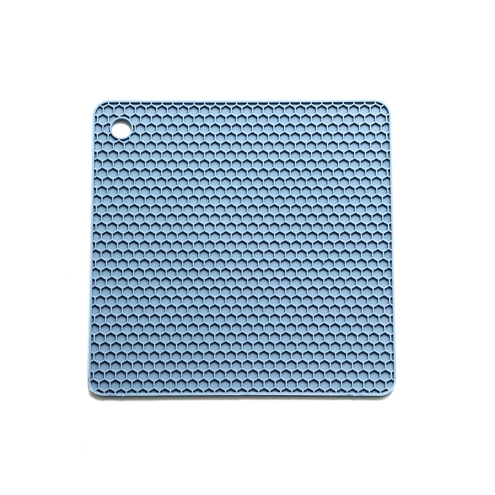 Blue Square Heat Proof Mat