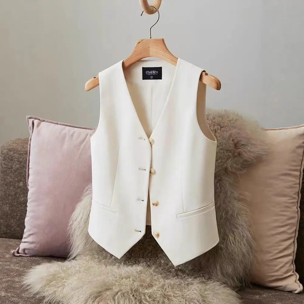 Fashionable Suit Vest Women's Top