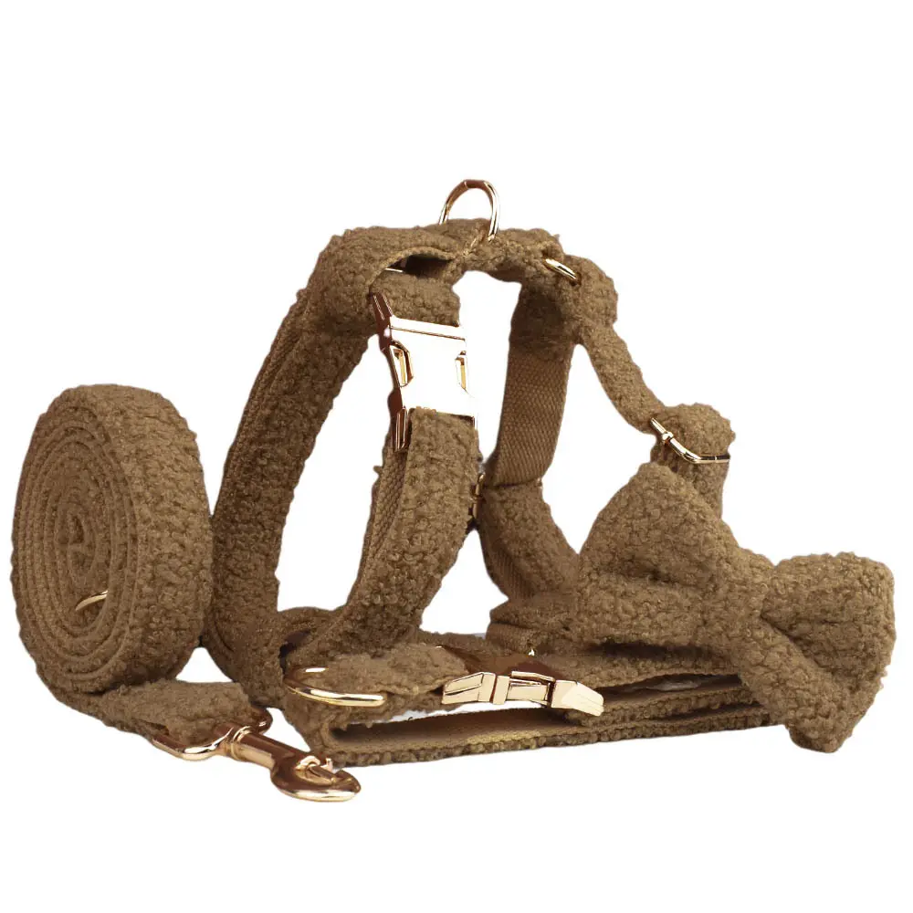 Brown Pet Supplies Hand Holding Rope Necklet