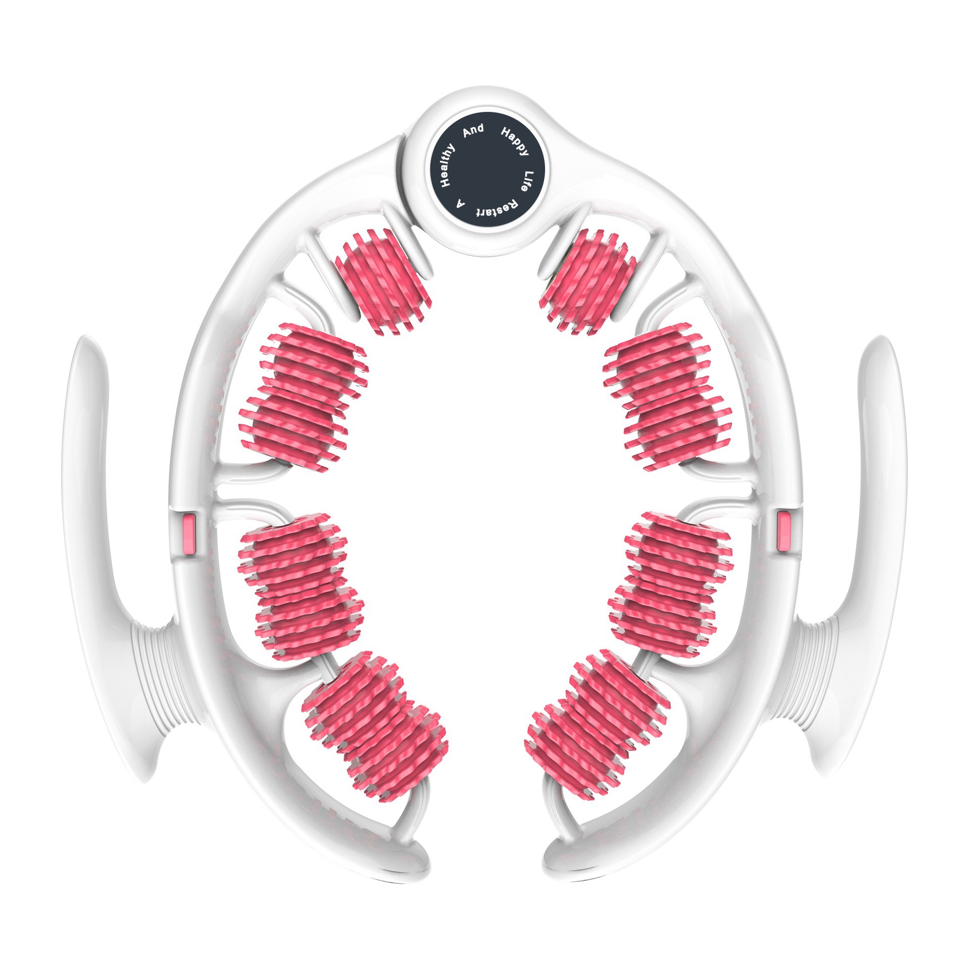 Circular Clamp Leg Roller Silicone Calf Slimming Massager