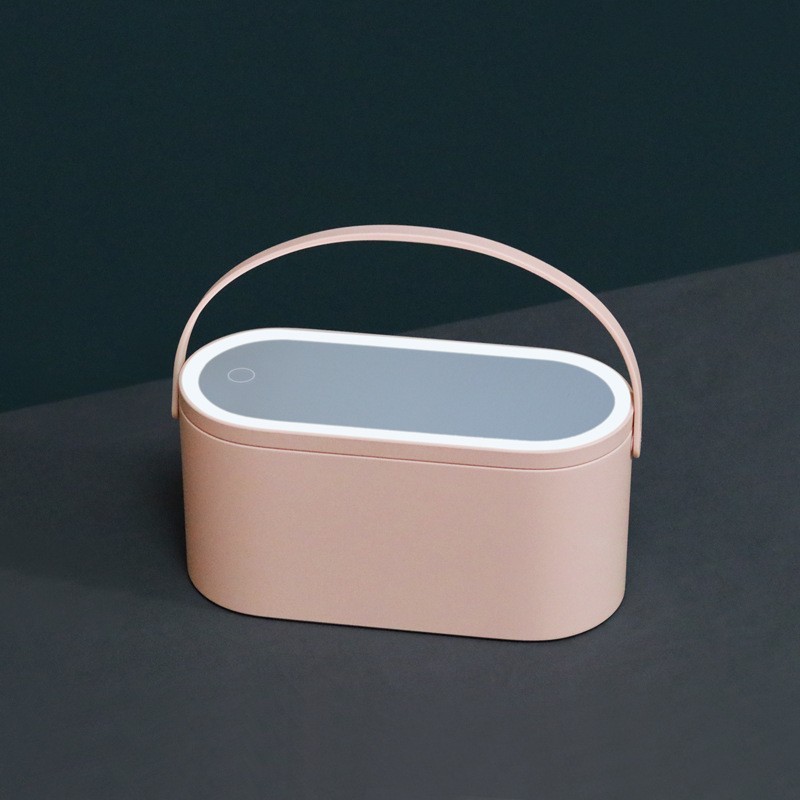 Portable LED Light Storage Box Beauty And Makeup Mirror — foto 11