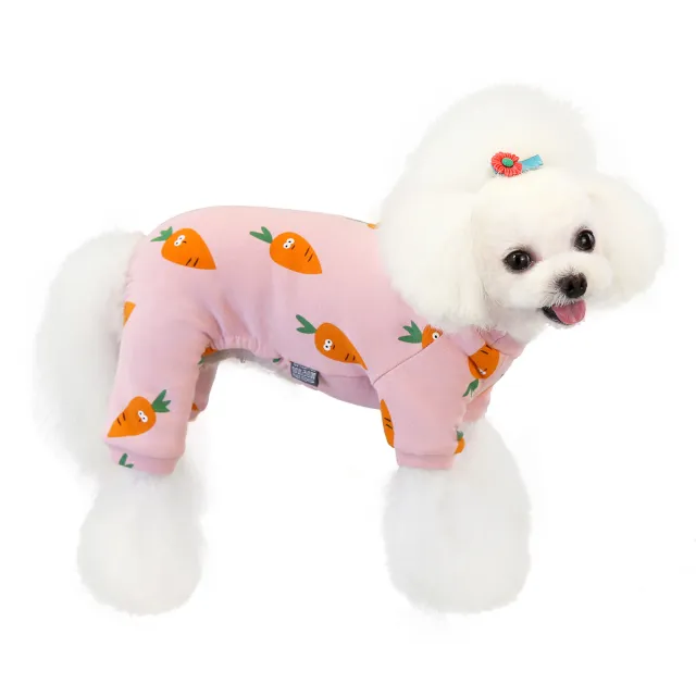 Winter Autumn And Winter Dog Clothing Pet Clothes Thick Version Four leg Sweater Carrot - Shop at LoveMi
