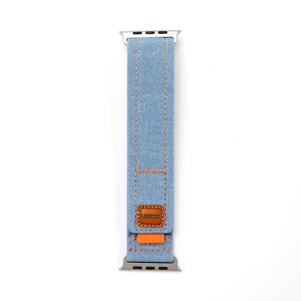 Denim One-piece Woven Watch Band