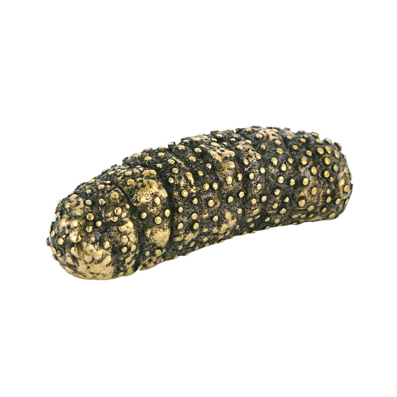 Sea Cucumber Brass Ornaments Made Of Old Antique Tea Pet