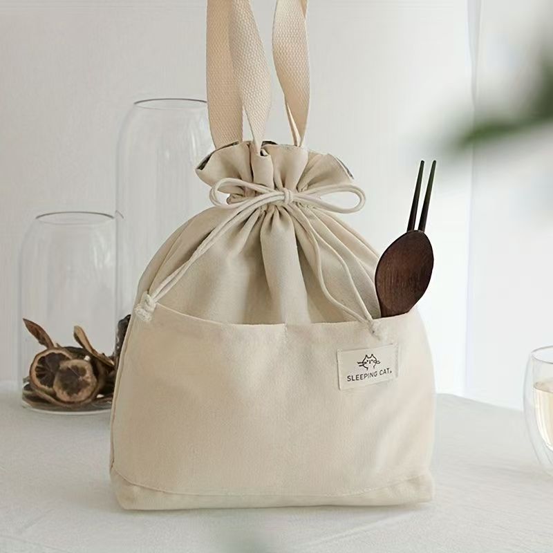Japanese Style Fashion Simple Insulation Lunch Box Bag