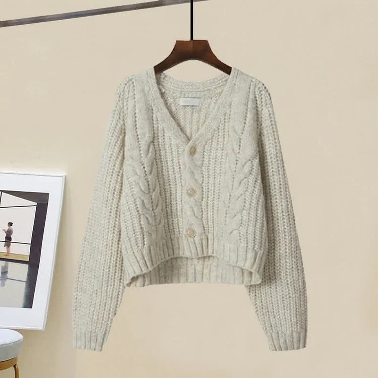 Apricot Sweater Cardigan