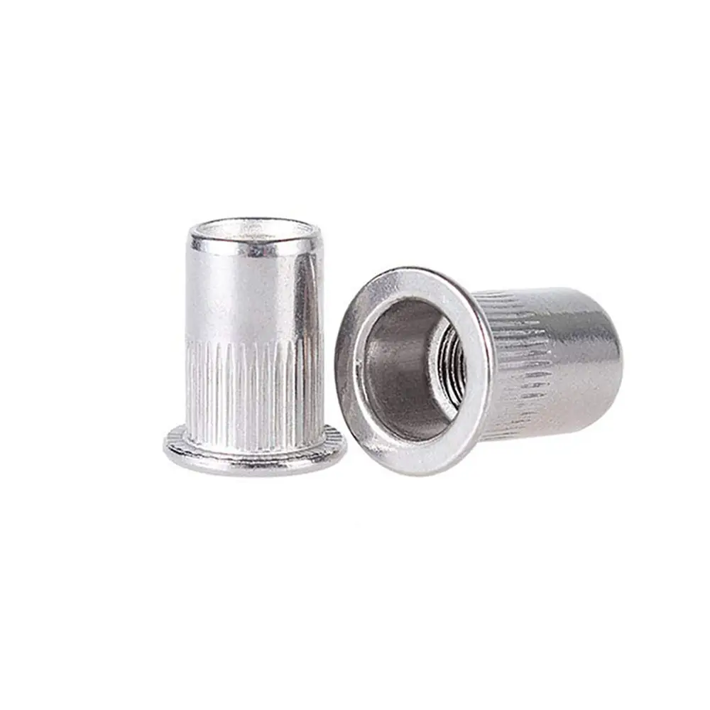304 Stainless Steel Flat Head Threaded Rivet Pull Rivet Nut Kit