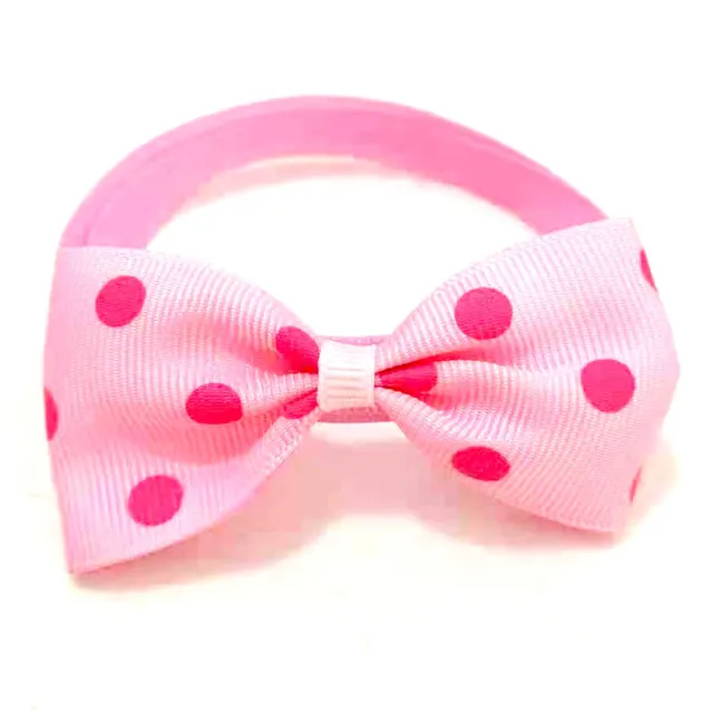 Pet Supplies Accessories Polka Dot Bow Tie Pink Color Point - Shop at LoveMi