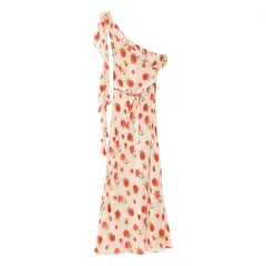 Crossbody Ribbon Retro French Elegant Romantic Rose Dress - View 1