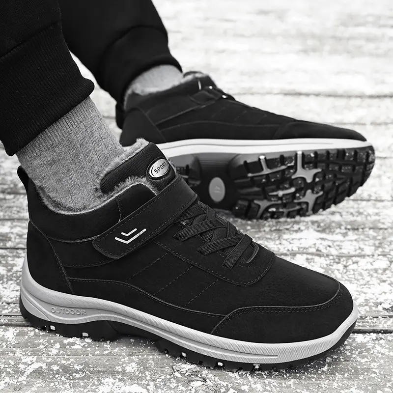 High-top Outdoor Thick-soled Casual Fleece Snow Boots