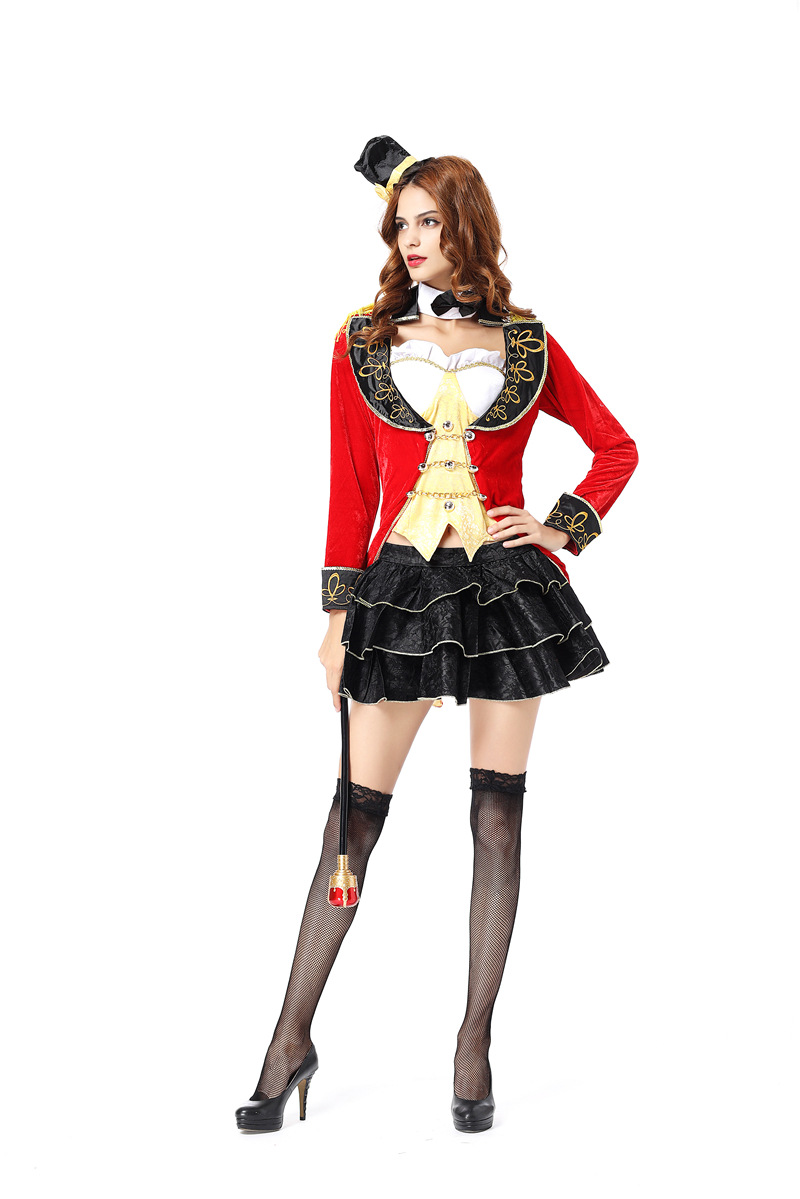Cosplay Circus Wild Animal Trainer Magician Stage Costume 8827 Average Size - Shop at LoveMi